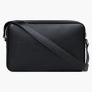 Sacca a tracolla di Celine in pelle di vitello liscia con stampa di Celine medio nero/bianco