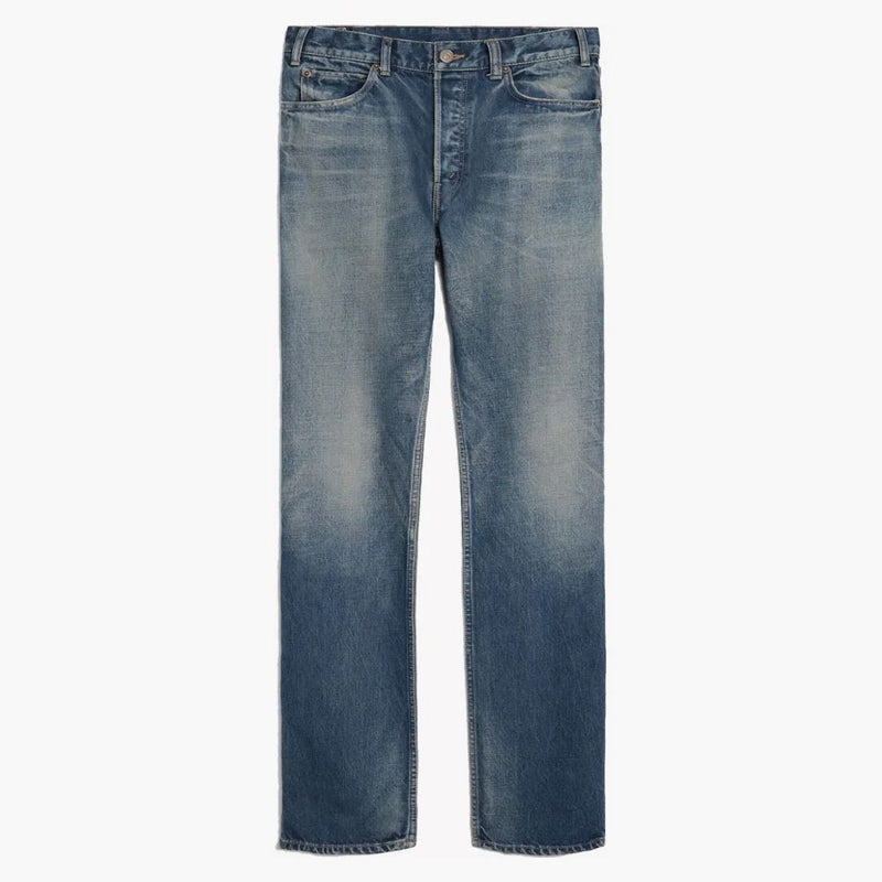 Celine Mid-Rise Kurt Jeans Trail Wash denim