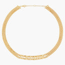 Celine Necklace In Brass With Gold Finish Gourmette Gold