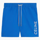 Celine Piping Swim Shorts Royal Blue