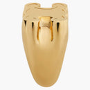 Celine Ring in Brass with Gold Finish Chevaliere Gold