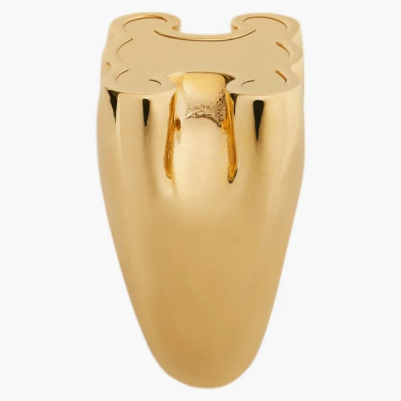 Celine Ring i mässing med guldfinish Chevaliere Gold