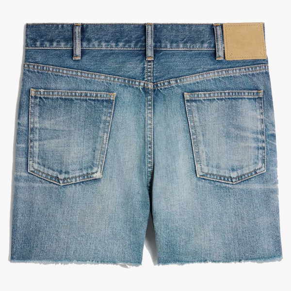 Celine Skate Electric Sky Sky Wash Denim Shorts Electric Sky