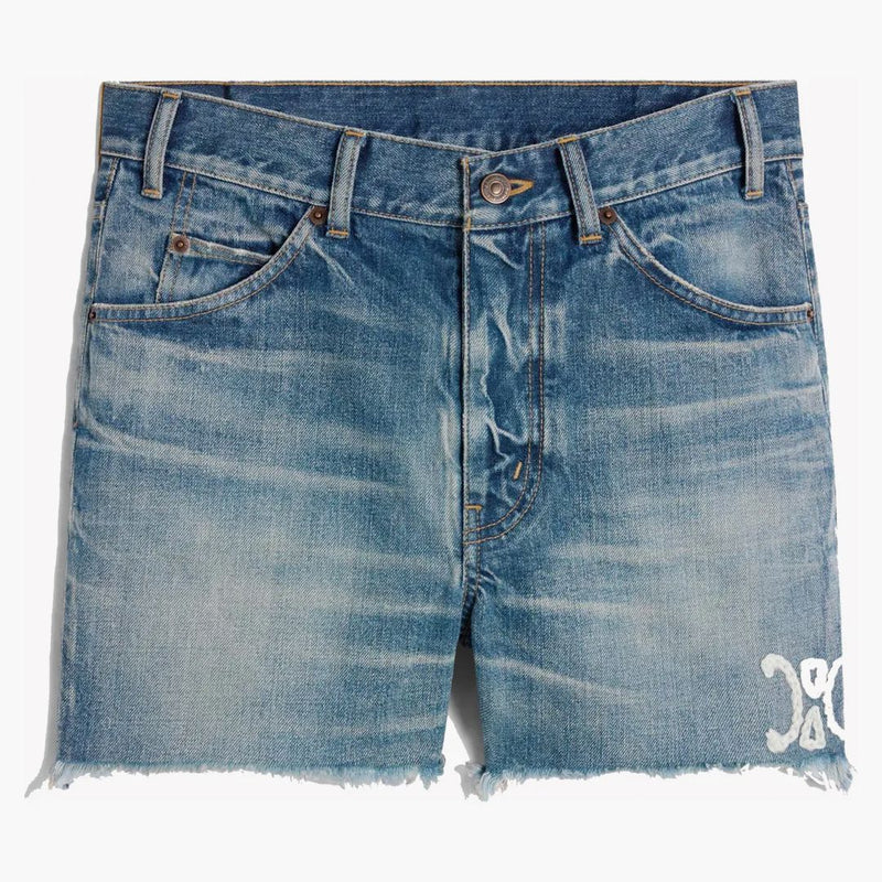 Celine Skate Electric Sky Sky Wash Denim Shorts Electric Sky