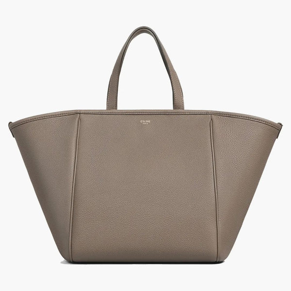 Celine små vikta cabas taupe