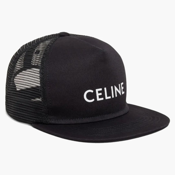 Celine snapback mesh cap svart