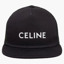Celine Snapback Mesh Cap Black