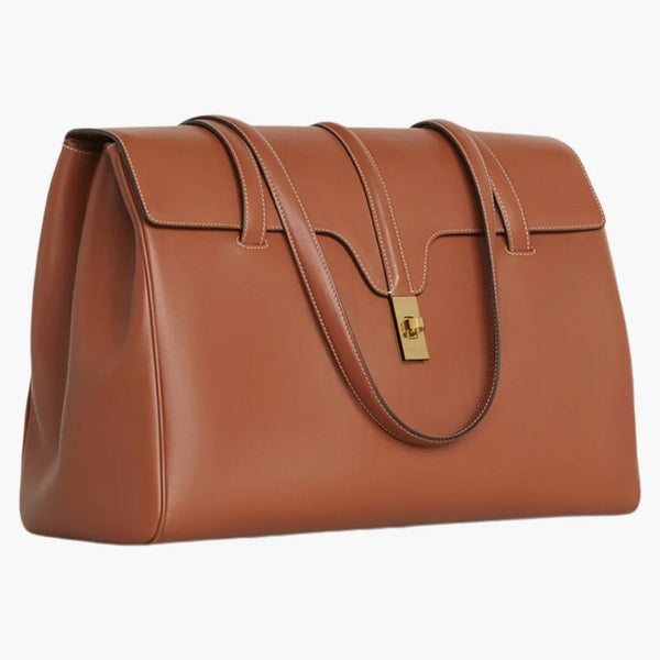 Celine Soft 16 Bag stor solbränna