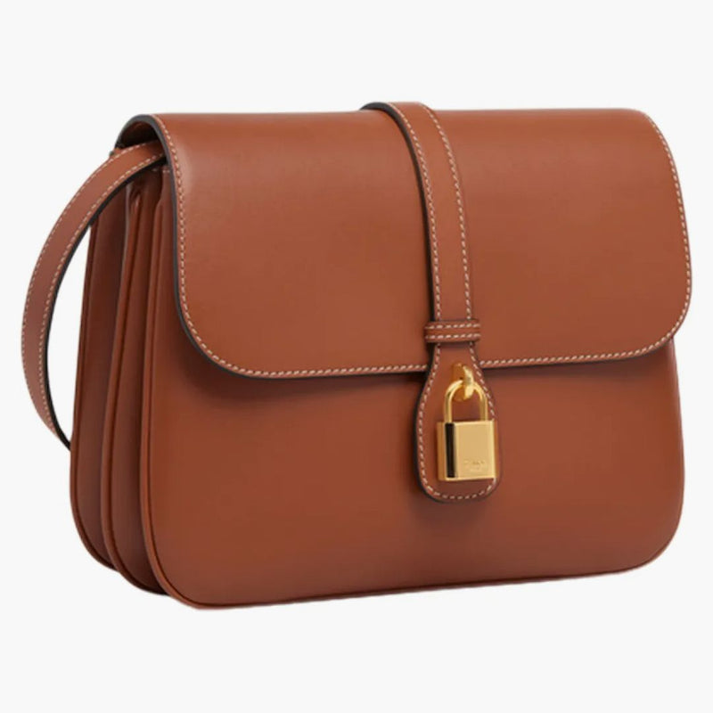 Celine tabou axelväska medium solbränna