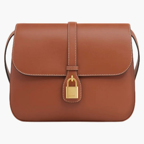 Celine tabou axelväska medium solbränna