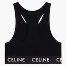 Celine Technical Jersey Bra Black