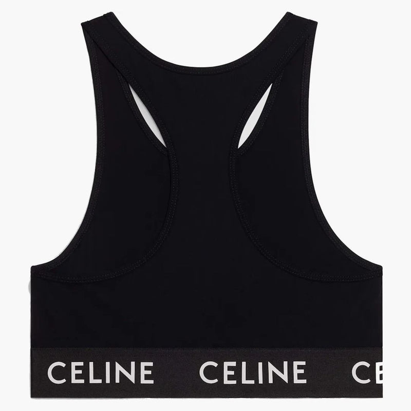 Celine Technical Jersey Bra svart