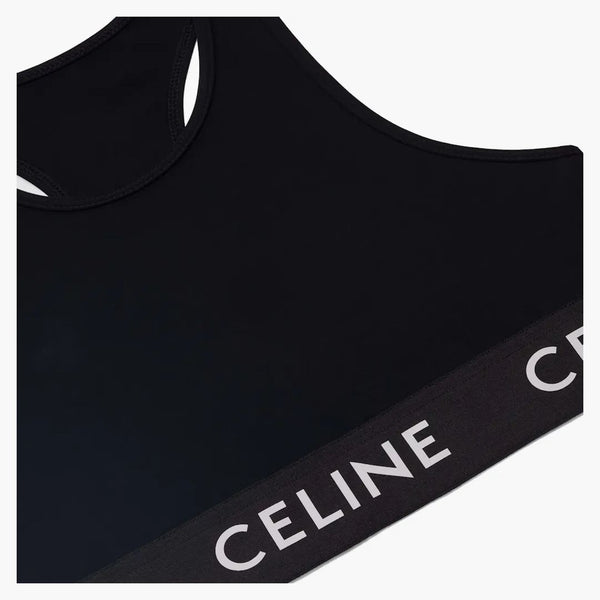 Celine Technical Jersey Bra svart
