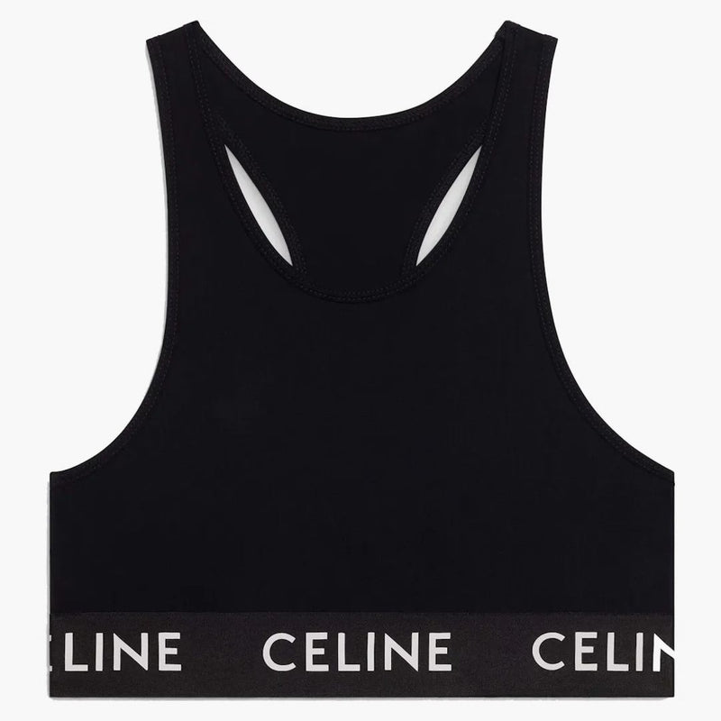 Celine Technical Jersey Bra svart
