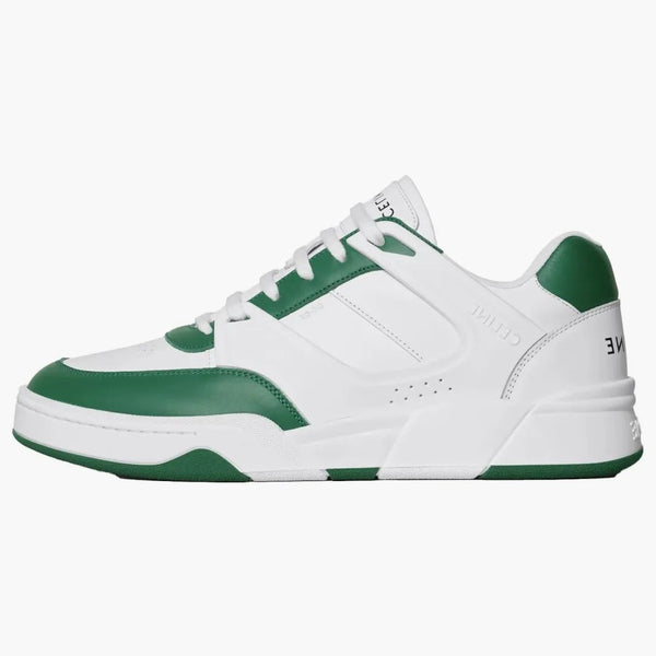 Celine Trainer CT-07 Low Optisk vit mörkgrön