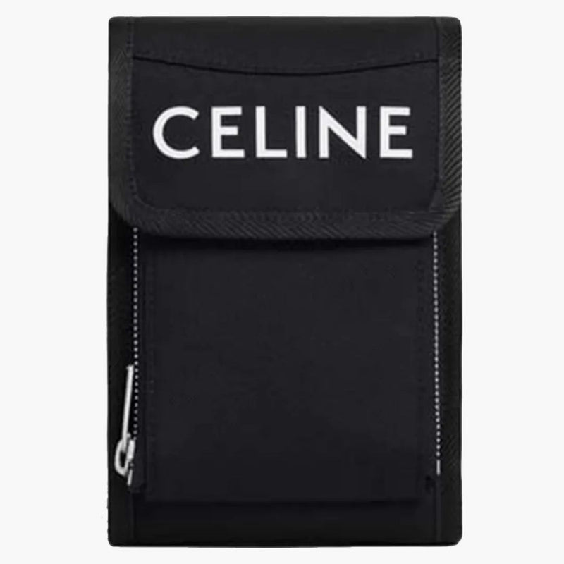 Celine vandring telefonpåse i nylon svart