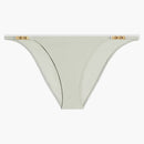 Celine Triomphe Gourmet Chain in Matt Jersey Swim Bottom Vert Amande