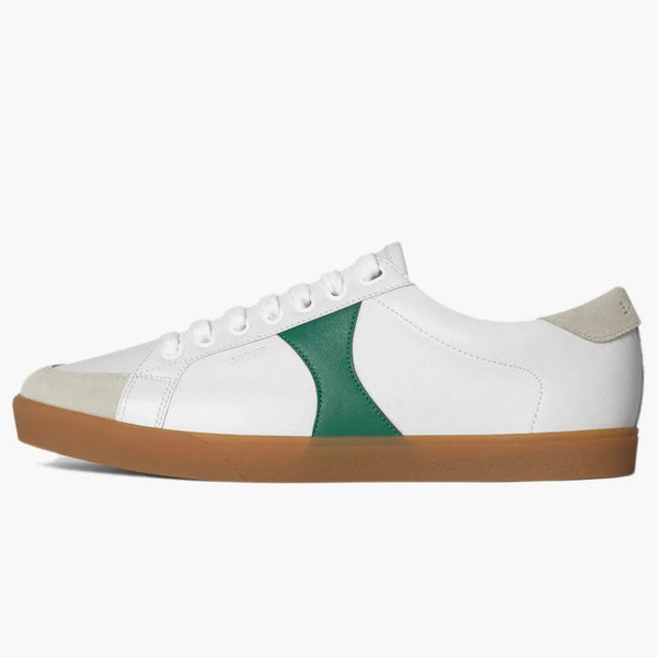 Celine Triomphe Lace-up sneaker White Geeen (Women's)