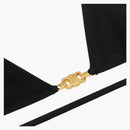 Celine triomphe matt jersey triangel topp svart