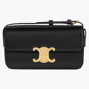Celine Shoulder Bag Claude in Shiny Calfskin Leather Black