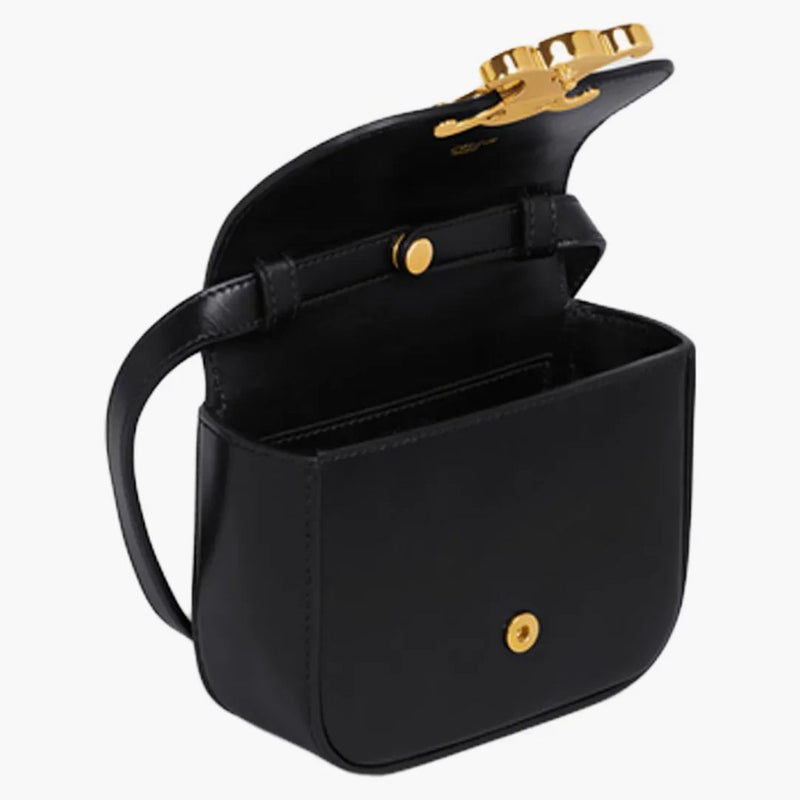 Celine triomphe axelväska mini svart