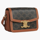 Celine Triomphe Shoulder Bag Teen Triomphe Tan