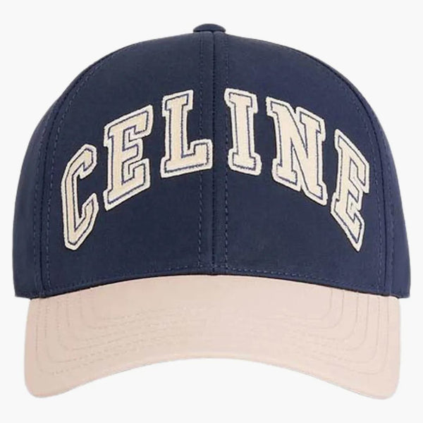 Celine University Baseball Cap Navy/Cream