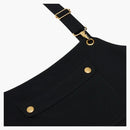 Celine Workwear Viscose Sable Dress Black