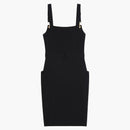 Celine Workwear Viscose Sable Dress Black