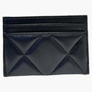 Chanel 19 Card Holder Black (AP1167)