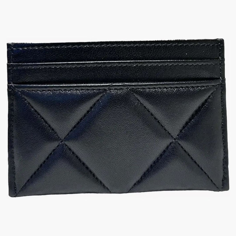 Chanel 19 Holder Card Black (AP1167)