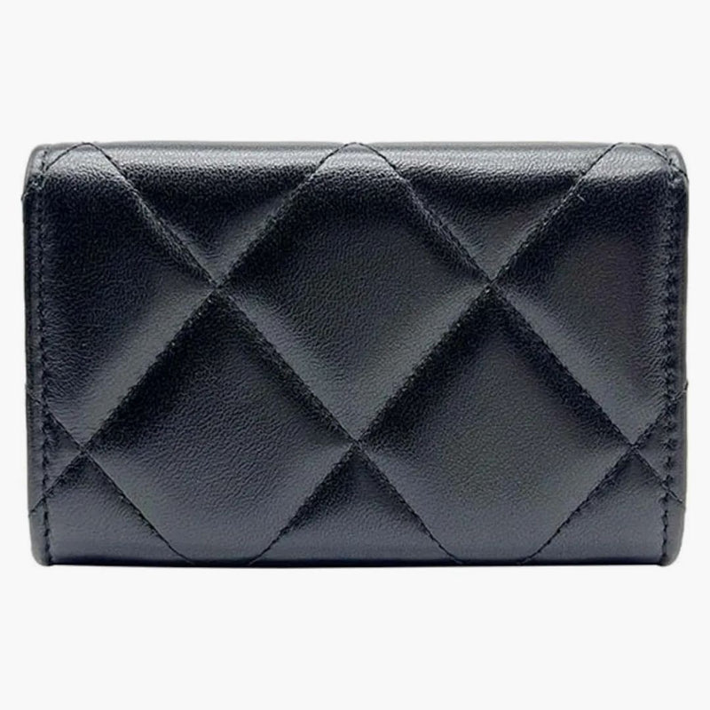 Chanel 19 Card Holder Black (AP1790)
