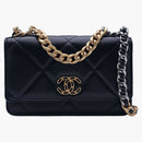 Chanel 19 Wallet On Chain Black (ap0957-b01564-94305)