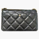 Chanel 22c Wallet On Chain Black