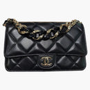Chanel 22c Wallet On Chain Black
