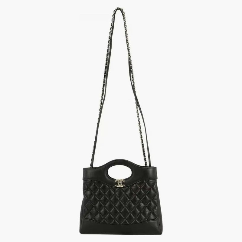 Chanel 24s Mini 31 Bag Black/Gold