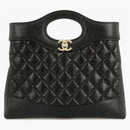 Chanel 24s Mini 31 Bag Black/Gold