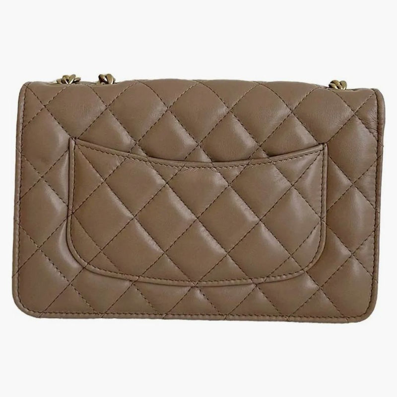 Chanel Adjustable Strap Woc Beige (ap3043)