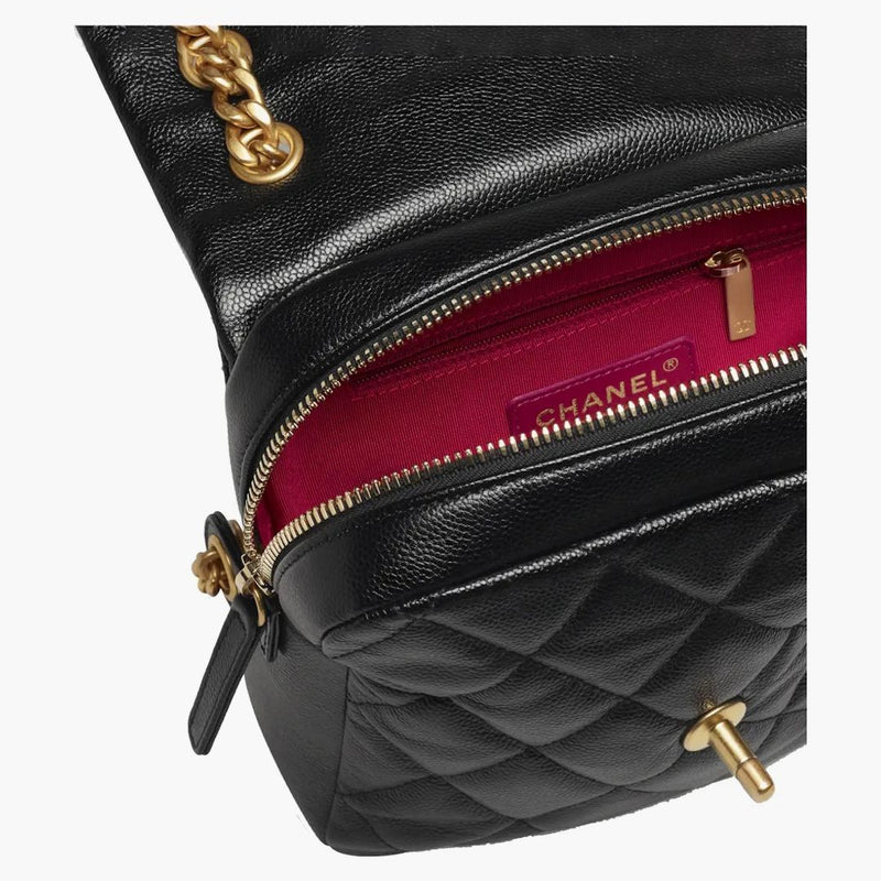 Chanel Backpack With Chain Black