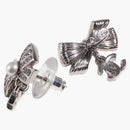Chanel Bow Tie Earring Silver (AB8004)