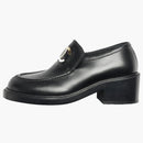 Chanel Cc 55mm Loafers Black Shiny Calfskin