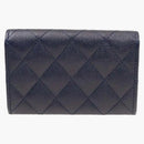 Chanel CC držák karty Navy Blue (AP3187)