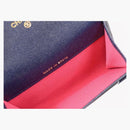 Chanel CC držák karty Navy Blue (AP3187)