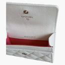 Chanel CC držák karty White (AP3187)