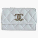 Chanel CC držák karty White (AP3187)