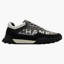 Chanel Black White Chanel Logo Low Top Black/white