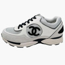 Chanel CC Logo Trainer White Leather
