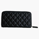 Chanel CC Long Zipped Wallet Black (AP3181)