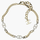 Chanel Choker Necklace AB8287 Gold/Silver/Crystal