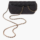 Chanel Classic Glasses Case with Chain Black